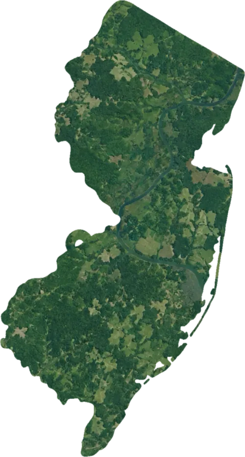 Map outline of New Jersey
